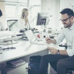 business people working