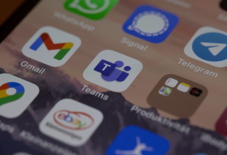 iphone screen with icons on screen