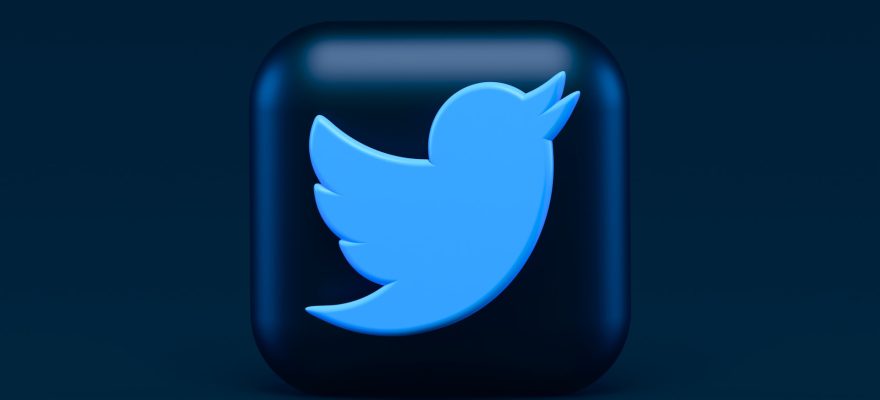 twitter 3d logo
