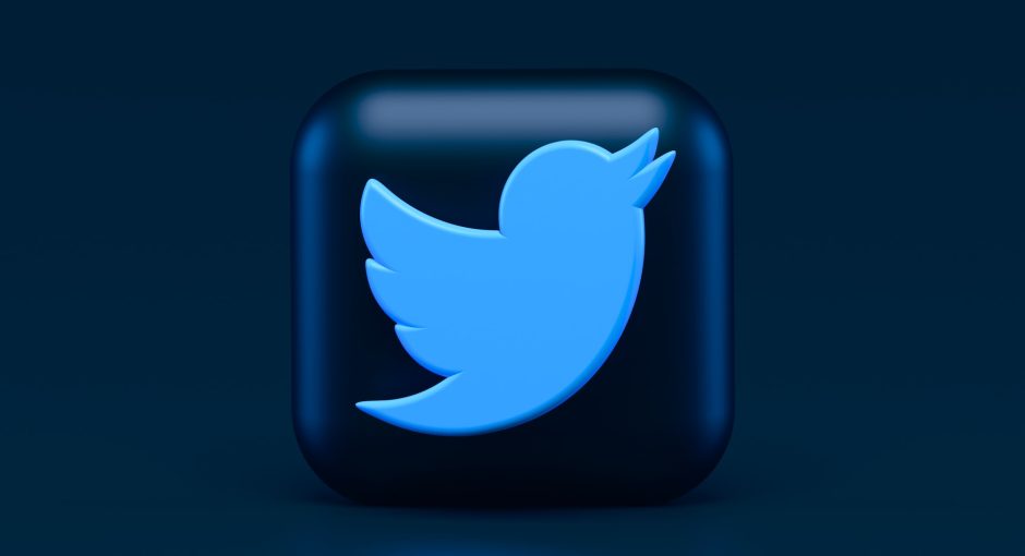 twitter 3d logo